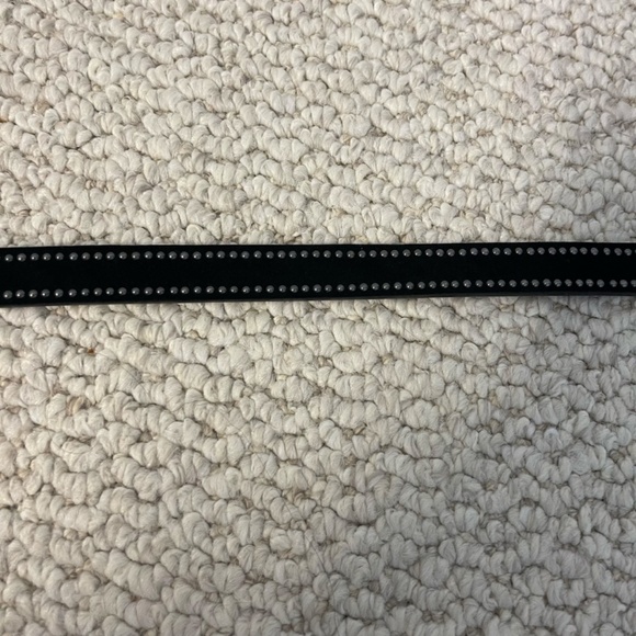 NWT Banana Republic Black Studded Suede Belt - Size S - Picture 7 of 14